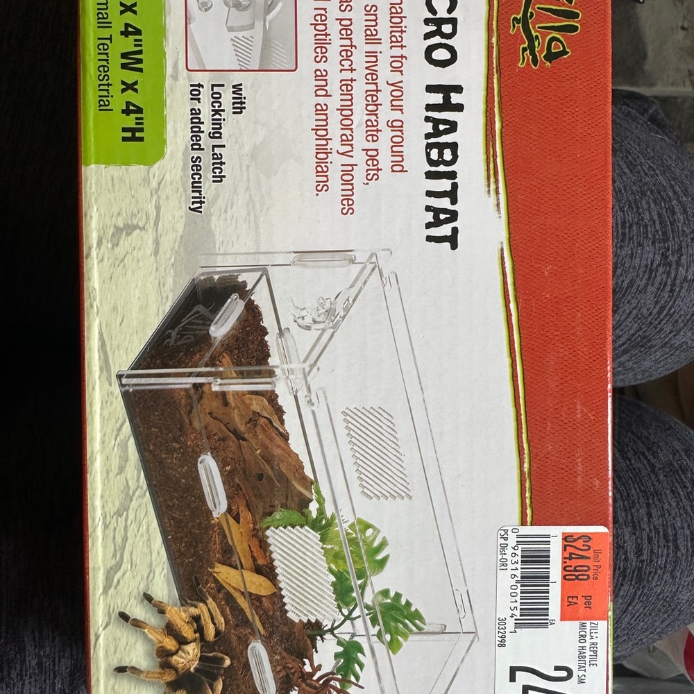 Zilla spider/bug/reptile Micro Habitat